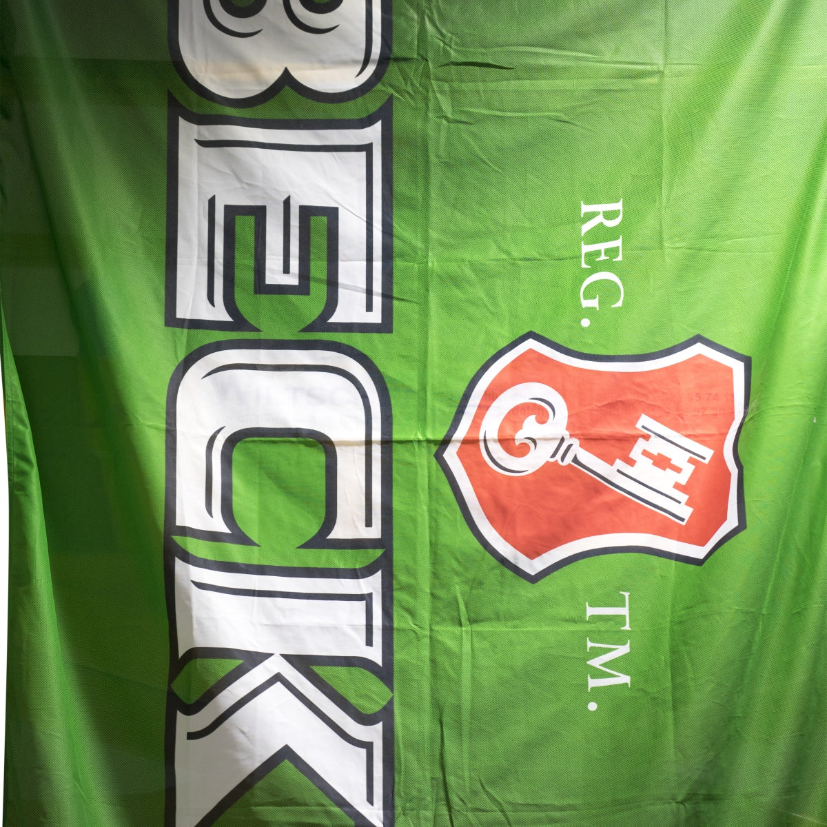 1x Bandiera Becks Birra Logo Verde Orizzontale – Vista 2