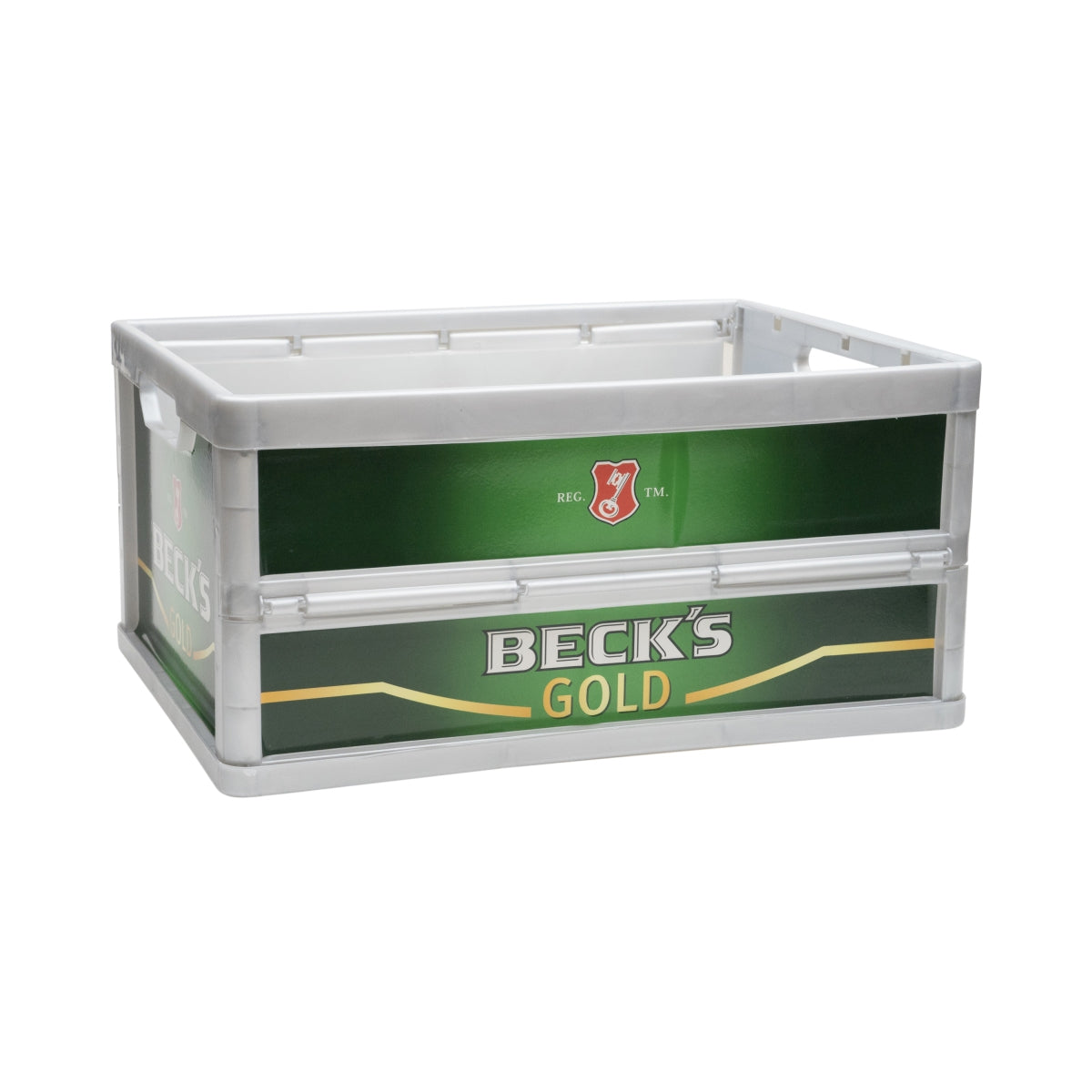 1x scatola pieghevole per birra Becks Becks-Gold 47x35x23