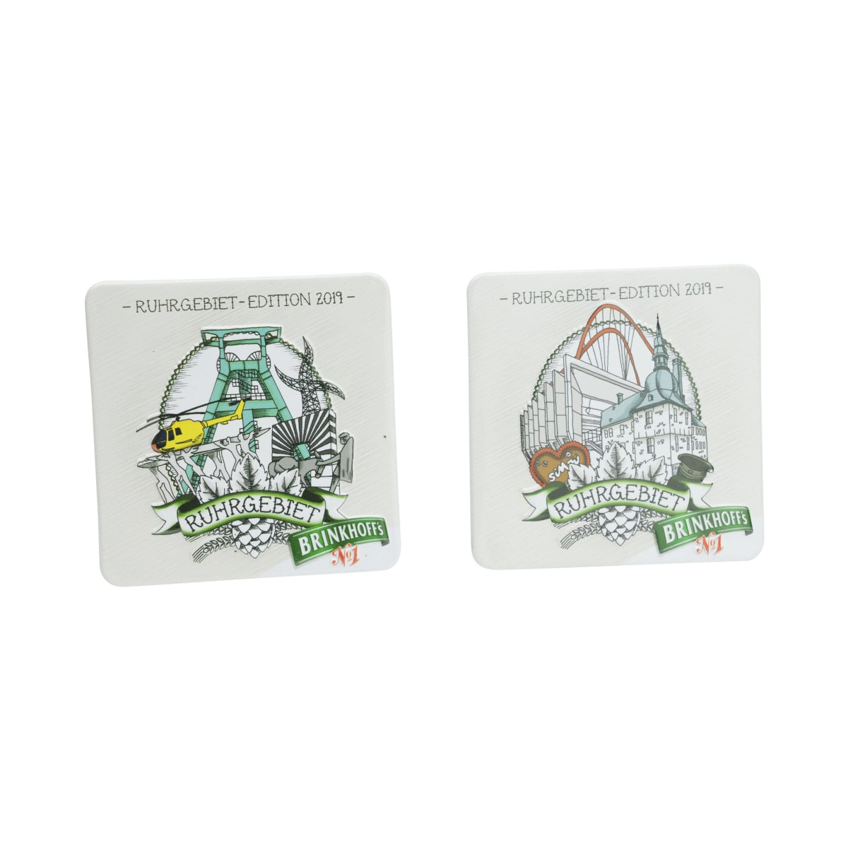 1x Set magneti da frigo Brinkhoffs Bier, grigio