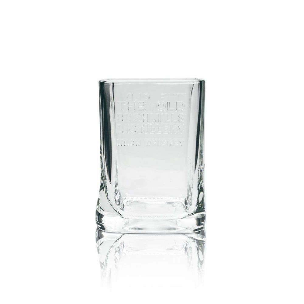 1 bicchiere da whisky Bushmills con stampa in rilievo