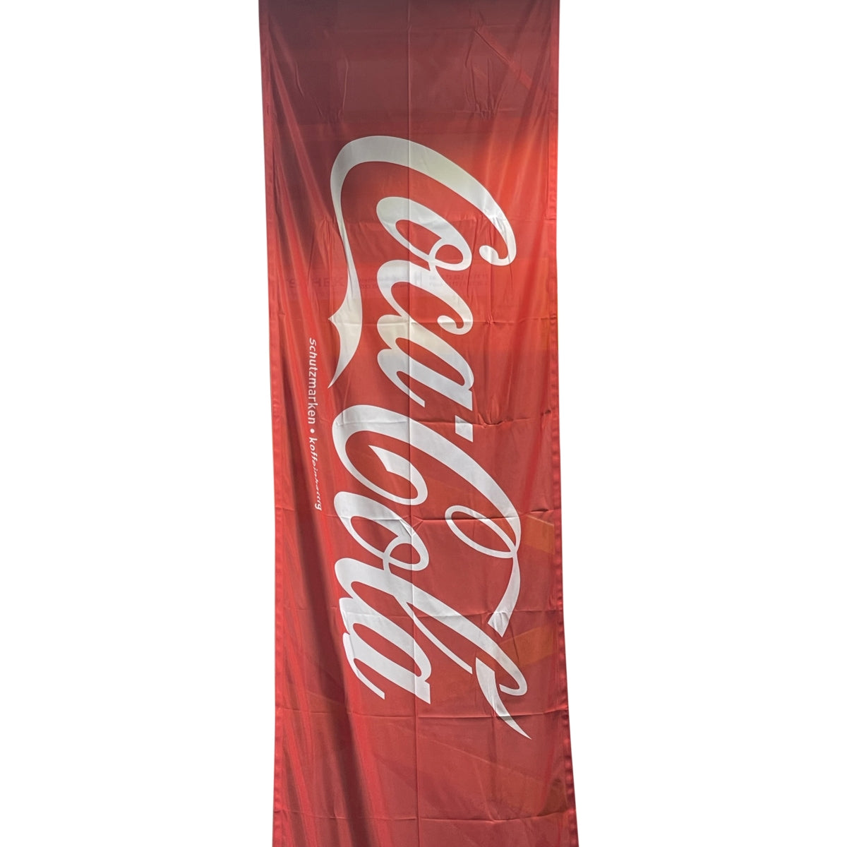 1x Coca Cola bevanda analcolica bandiera rossa logo lungo – Vista 2