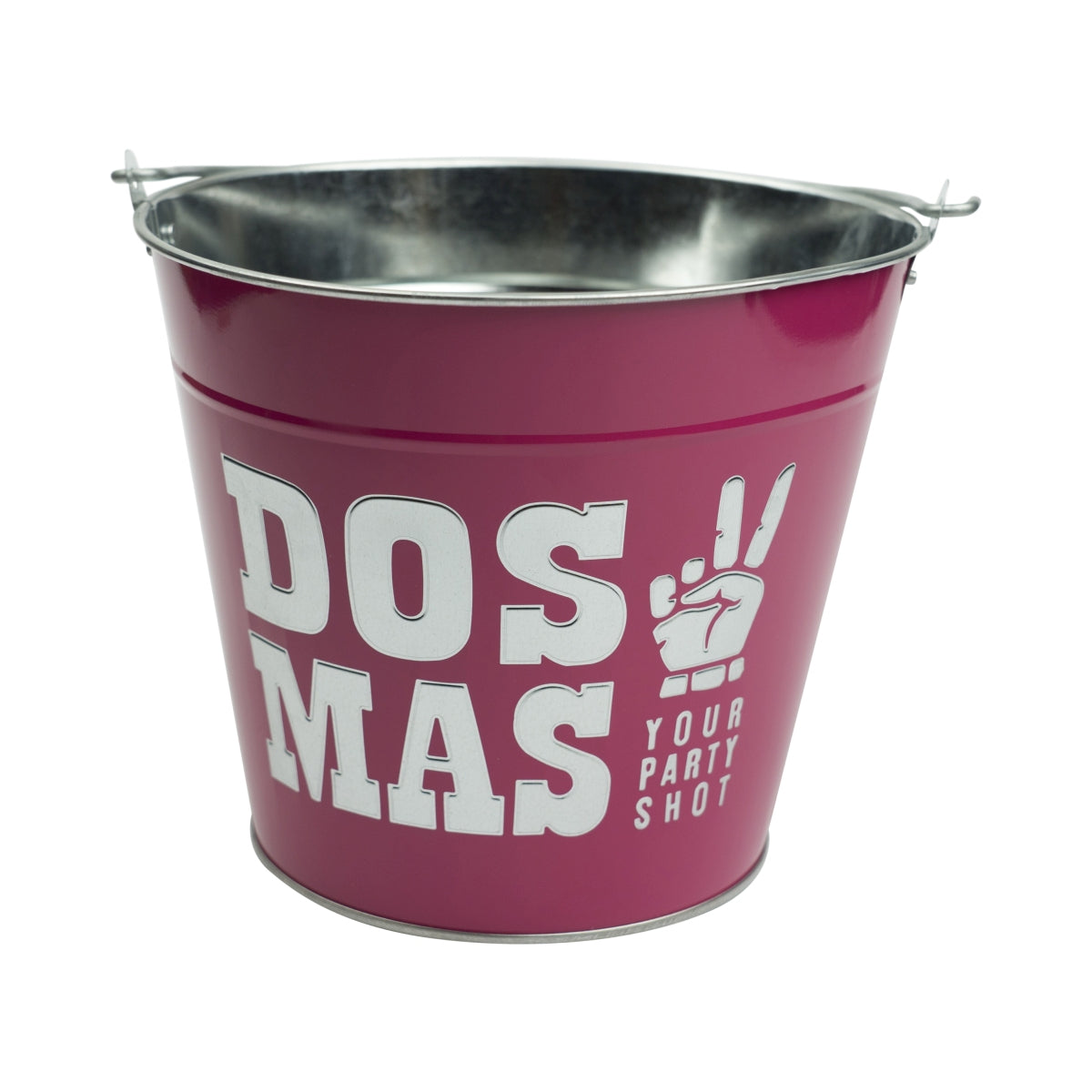 1x Dos Mas Liquore Refrigeratore Secchiello in metallo rosa 10l