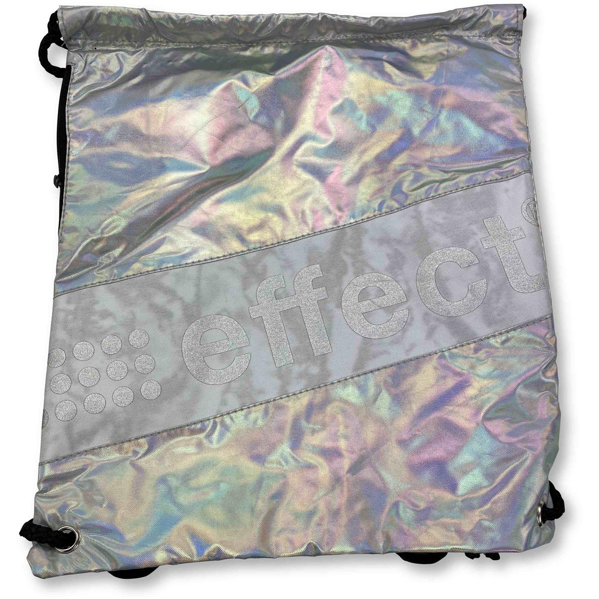 1x borsa di tela Effect Energy argento metallizzato