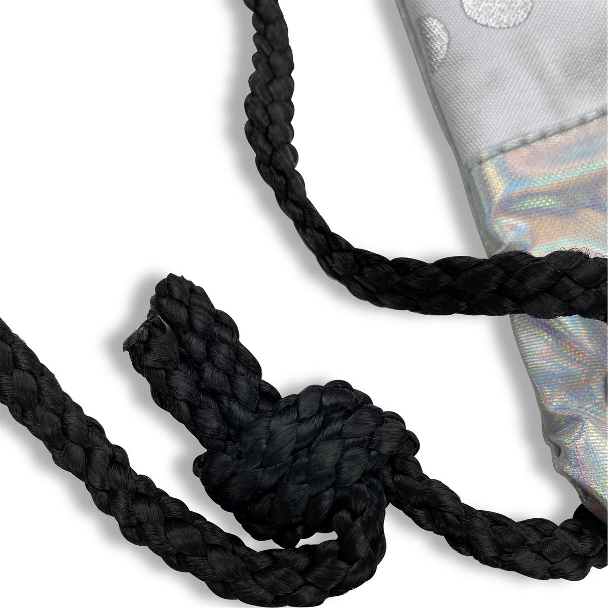 1x borsa di tela Effect Energy argento metallizzato – Vista 3