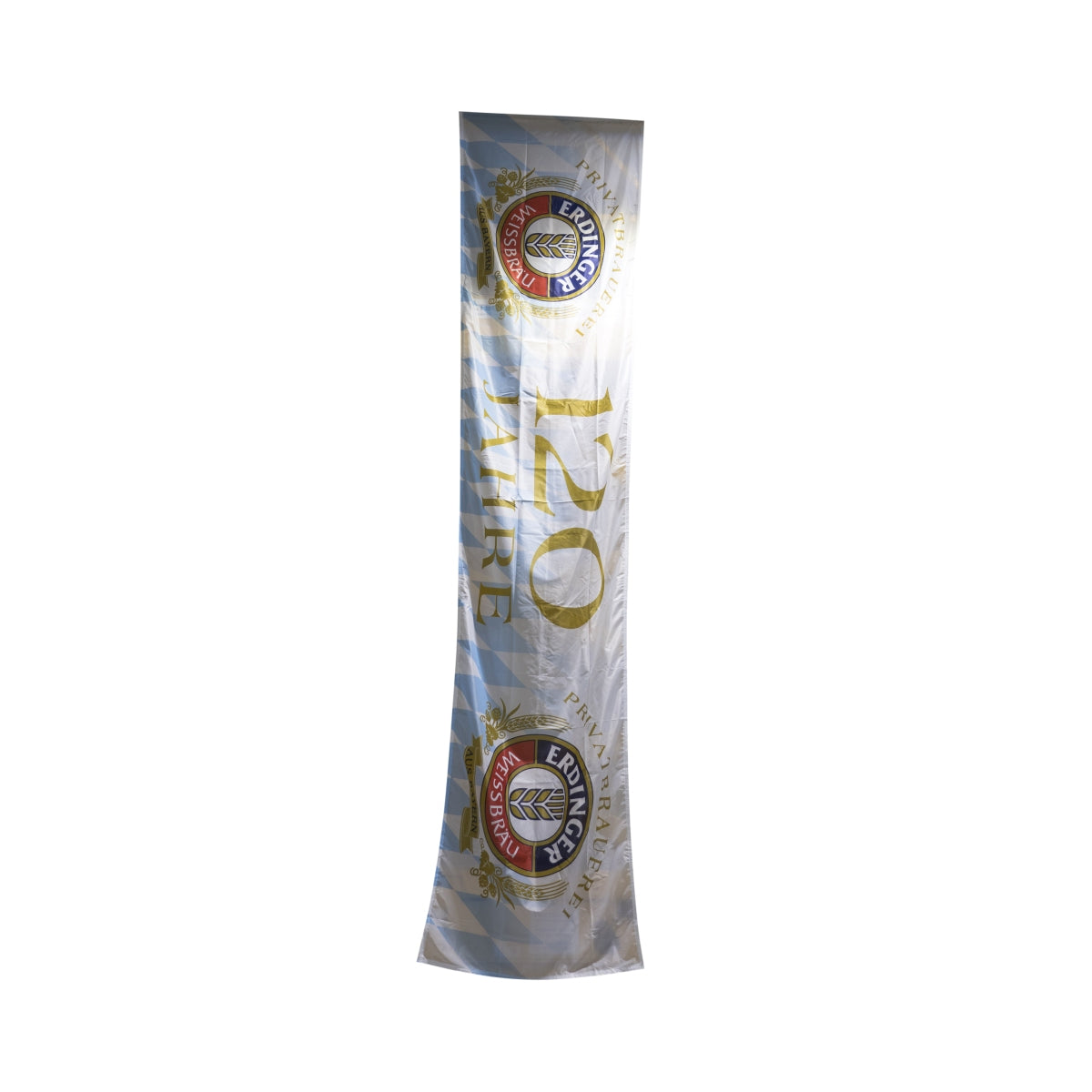 1x bandiera Erdinger Bier 120 anni azzurra