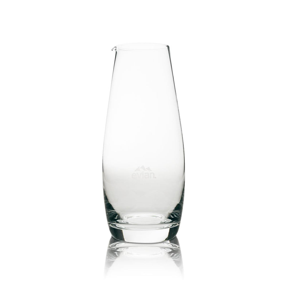 1 caraffa Evian in vetro da 1 litro