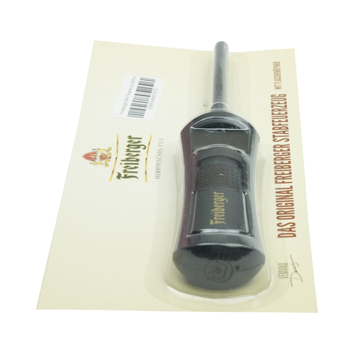 1 accendino a bastoncino Freiberger Bier con apribottiglie, nero – Vista 2