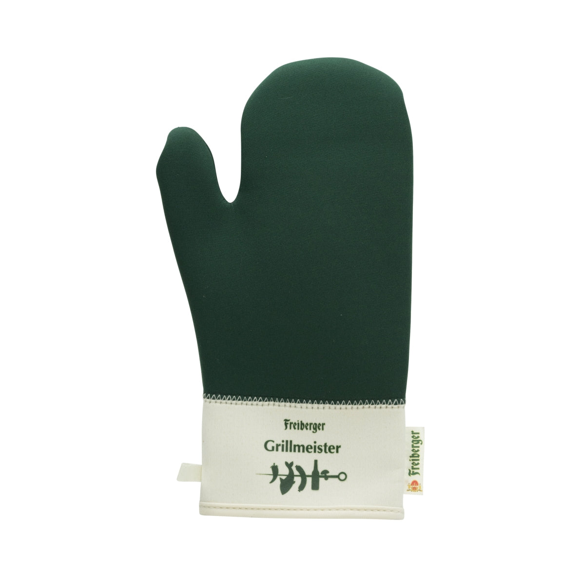 1x guanto da barbecue Freiberger verde Grillmeister
