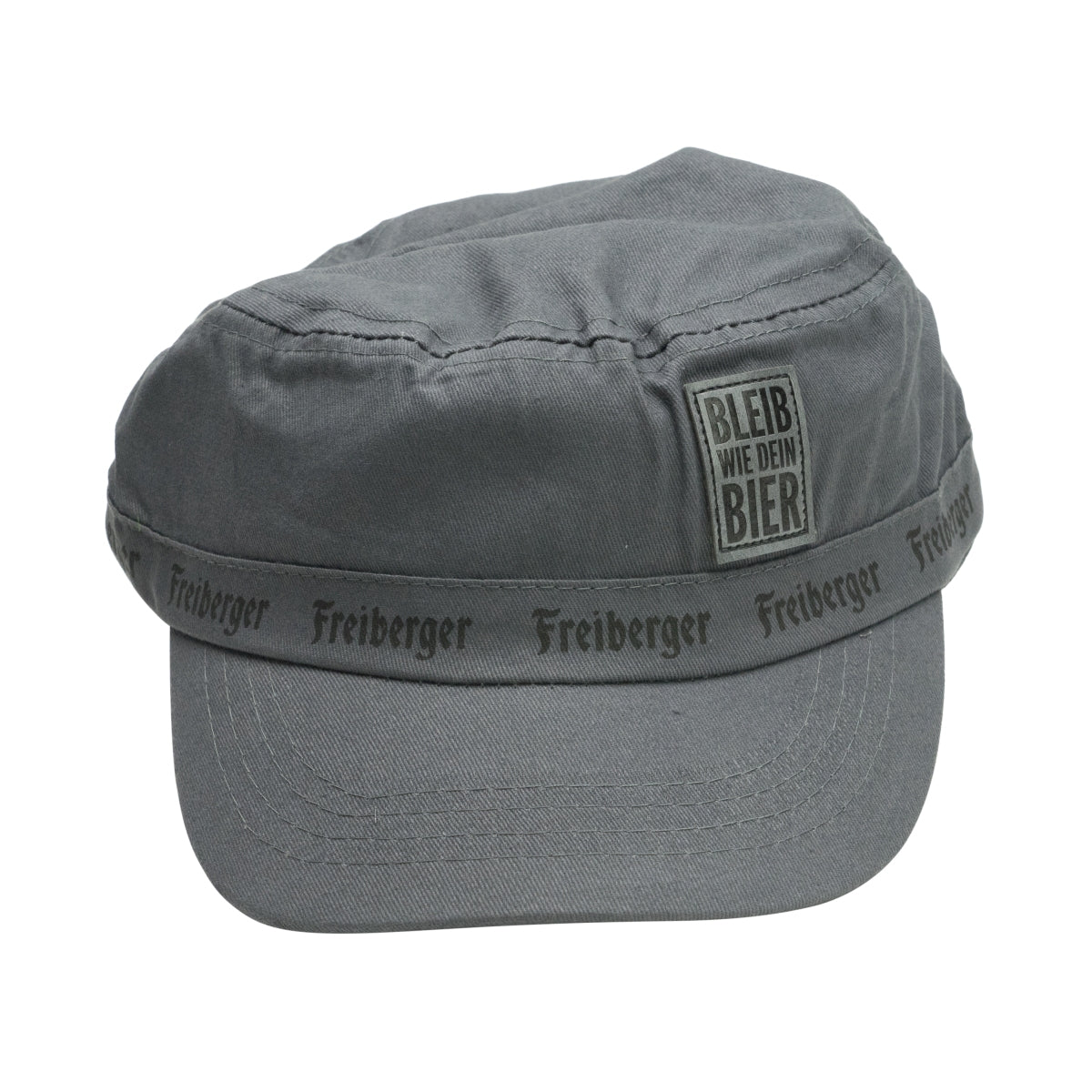 1x Cappellino da tifoso Freiberger Bier grigio – Vista 2