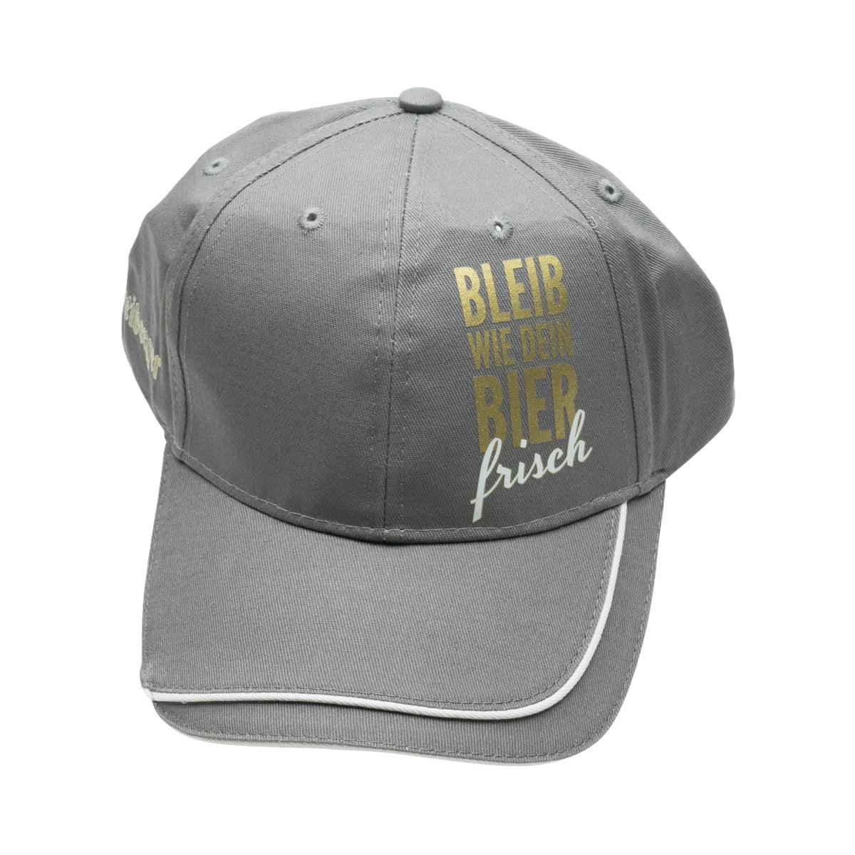 1x Cappellino da baseball Freiberger Bier grigio, resta fedele alla tua birra