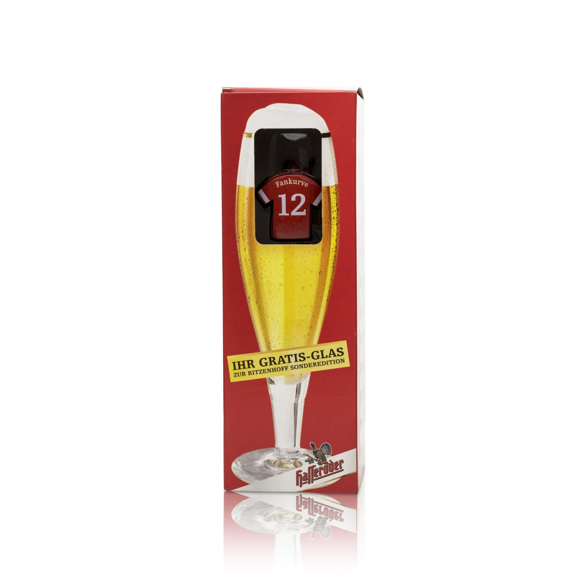 6 bicchieri da birra Hasseröder da 0,3 l con maglia da tifoso Ritzenhoff – Vista 5