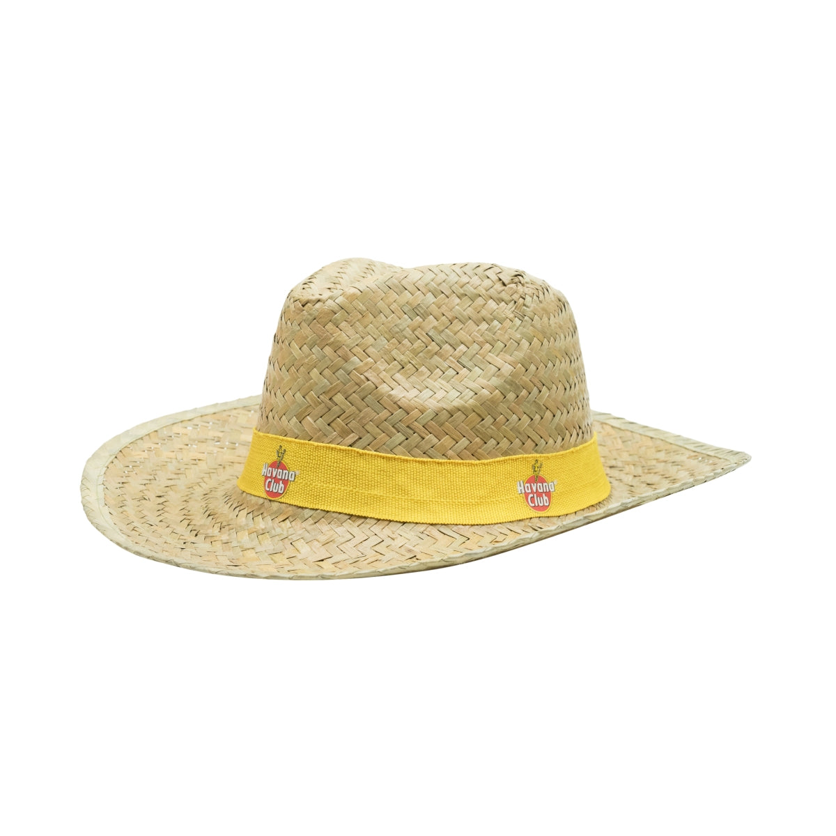 1x Cappello di paglia Havana Club Rum con nastro giallo