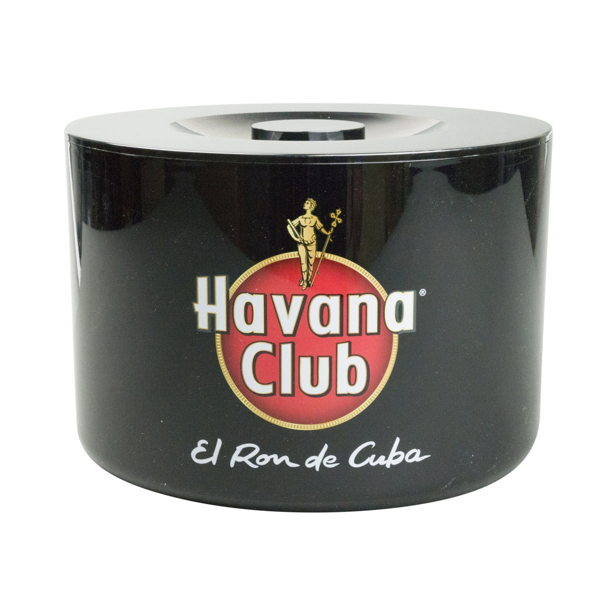 1x Havana Club Rum Cooler Ghiacciaia 10 l Nero Rotondo