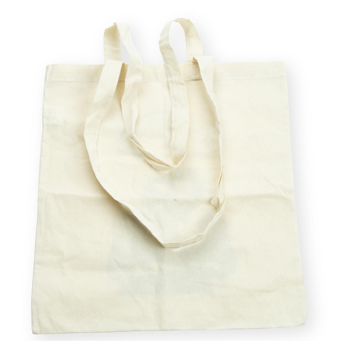 1x Borsa di juta Huckleberry Gin stampata naturale 38x42 – Vista 2