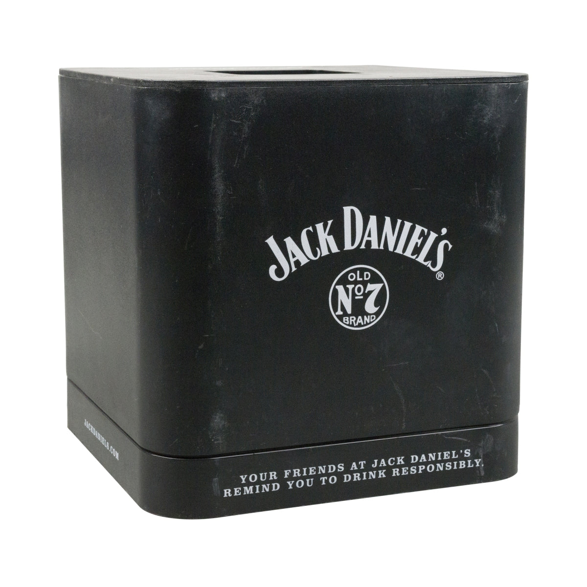 1x Jack Daniels Whiskey Refrigeratore Nero Quadrato Ghiacciaia – Vista 2