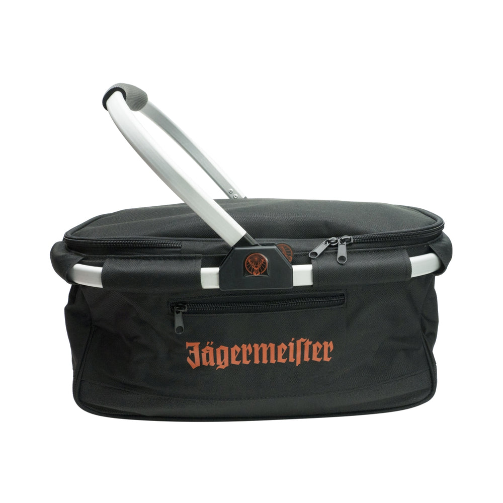 1x Cestino per acquisti Jägermeister con scomparto refrigerato e manico
