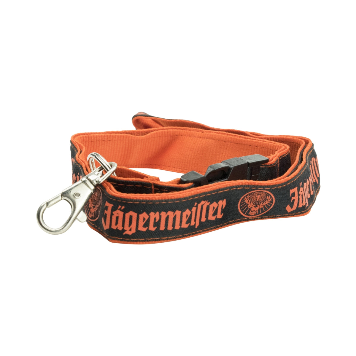 1x Jägermeister Liquore Laccetto arancione/nero logo vecchio 52 cm