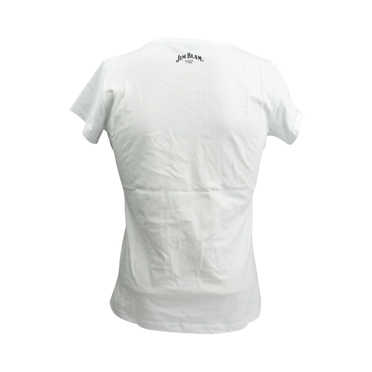1x Jim Beam Whiskey T-shirt donna M bianca – Vista 3