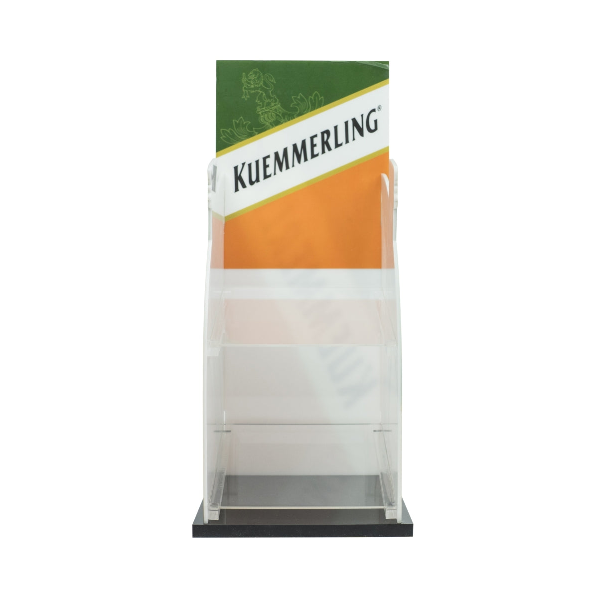 1x espositore per liquore Kümmerling a due livelli in plexiglas – Vista 2