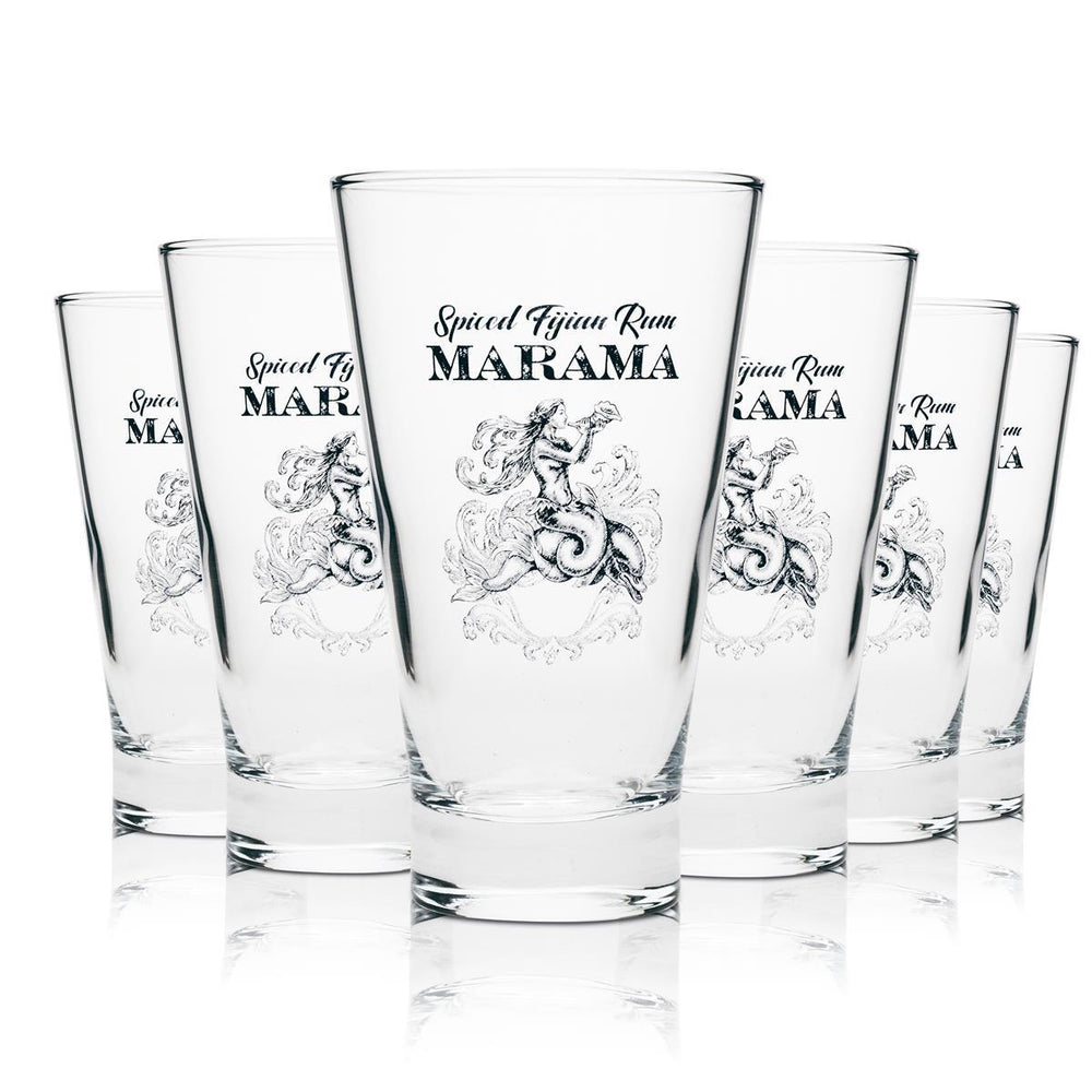 6 bicchieri da long drink Marama Rum nuovo