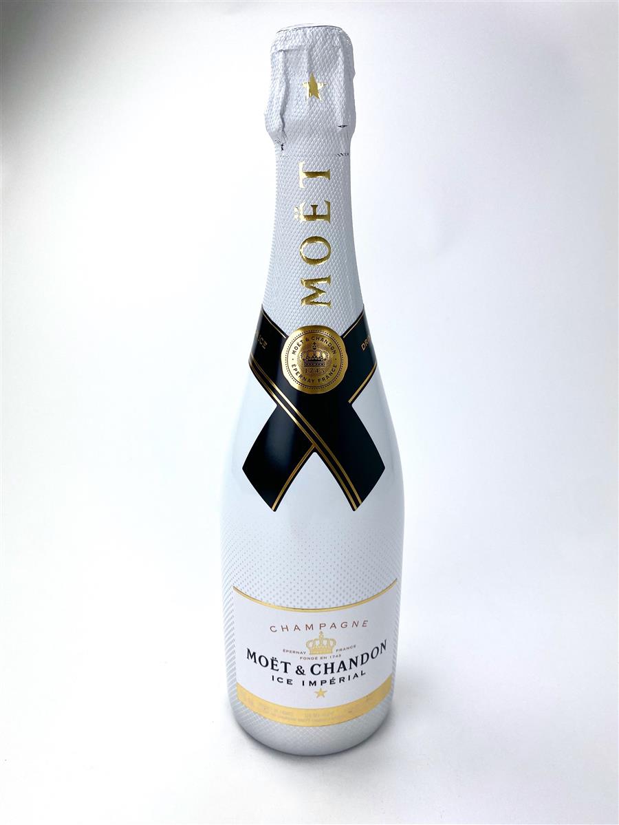 1 bottiglia da esposizione di champagne Moët & Chandon Ice Imperial da 0,7 l vuota
