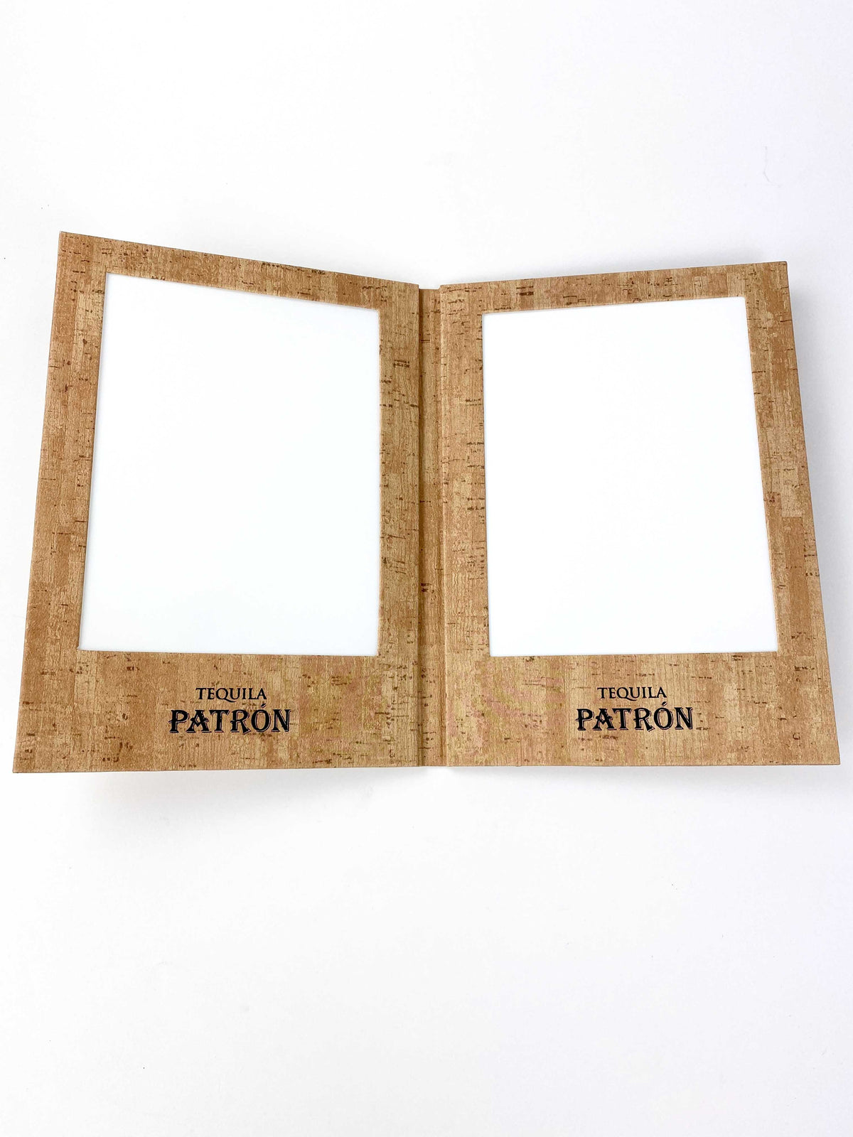 1x Menu Patron Tequila Carta LED effetto sughero