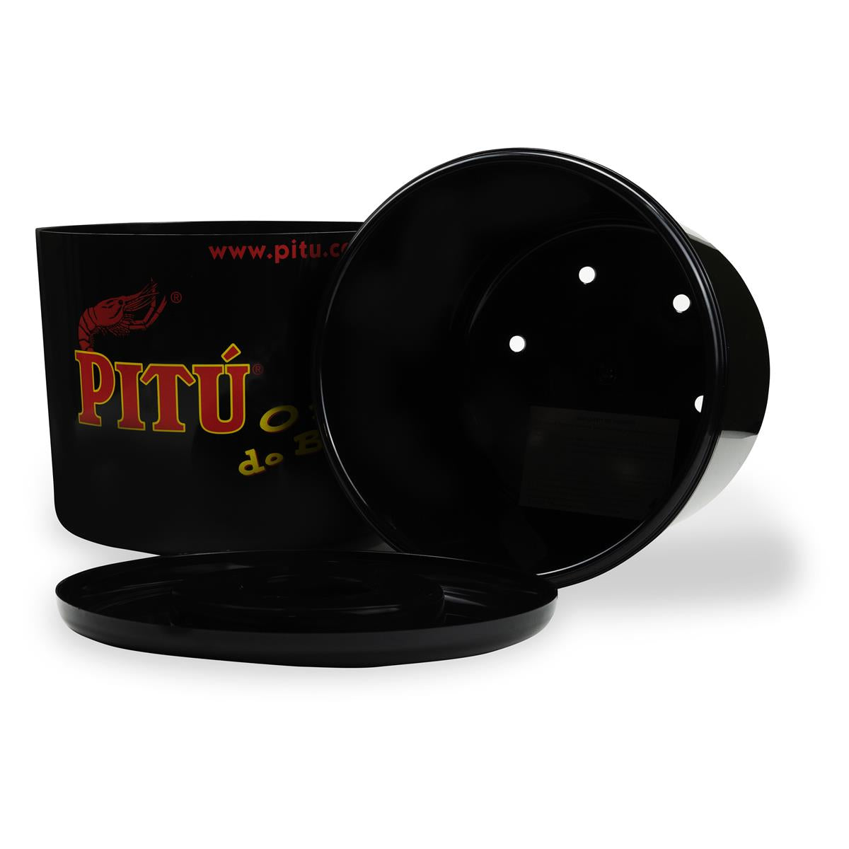 1x Pitu Rum Cooler 8l ghiacciaia nera – Vista 3