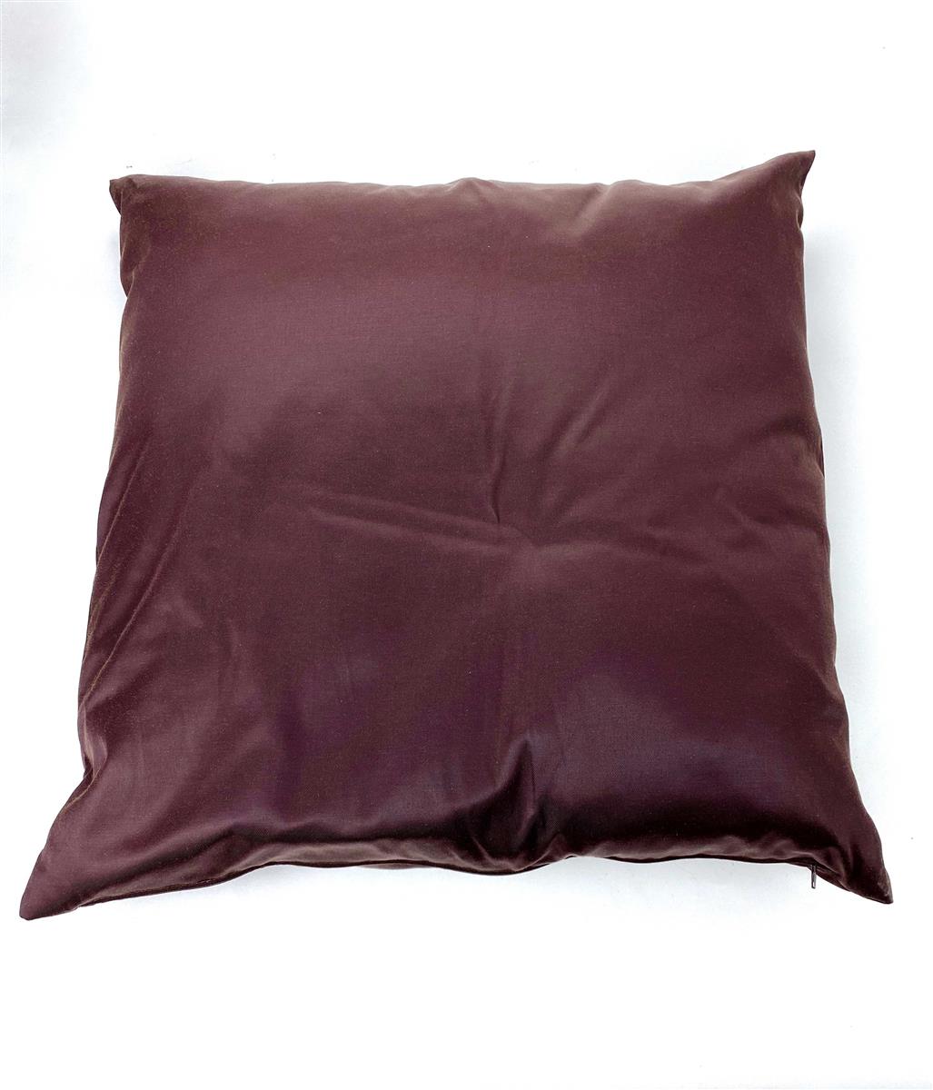 1x Cuscino Ruinart Champagne XL marrone ricamato 50 x 50 – Vista 2