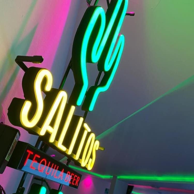 Insegna luminosa Salito LED Neon Sign Cactus Indoor Dimmerabile Display Decorativo – Vista 4