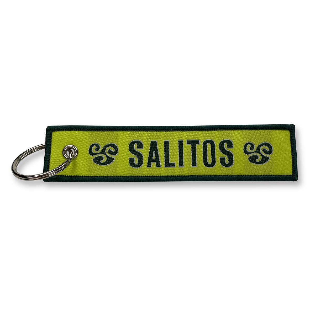 1x portachiavi Salitos birra con nastro in tessuto verde – Vista 2