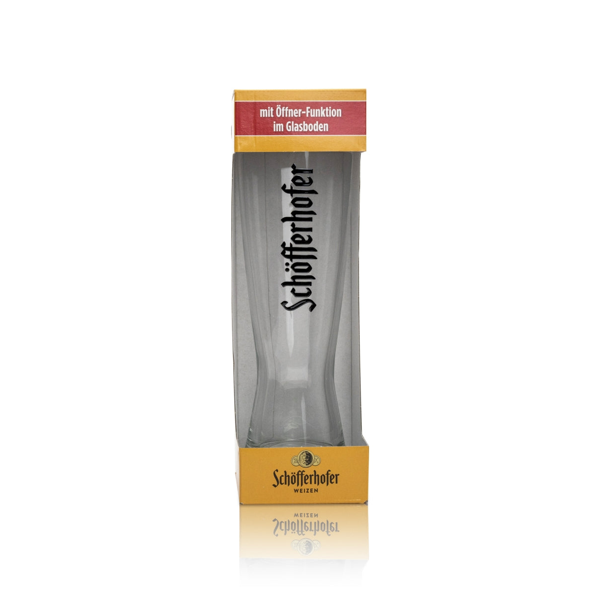 1 bicchiere da birra Schöfferhofer 0,5 l Weizen con apribottiglie – Vista 4