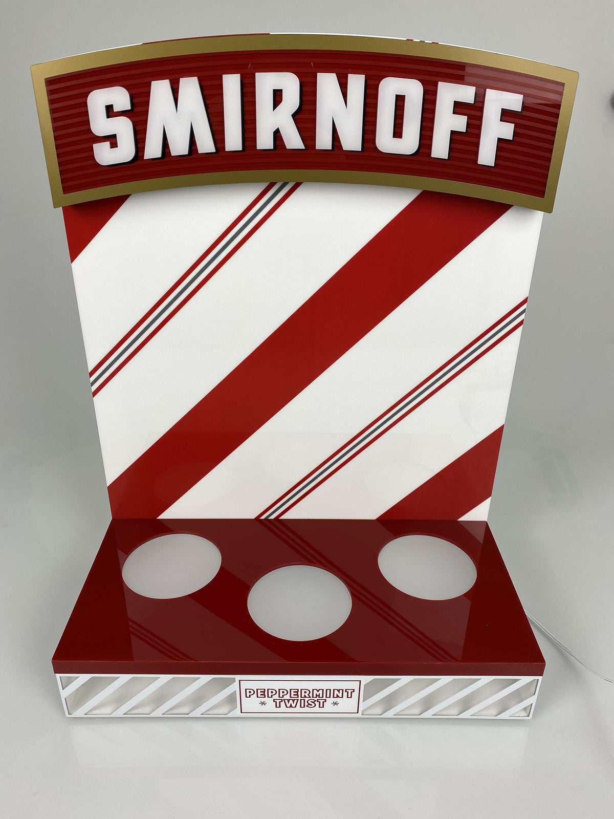 1x Smirnoff Vodka Glorifier Peppermint Board 3 bottiglie – Vista 6