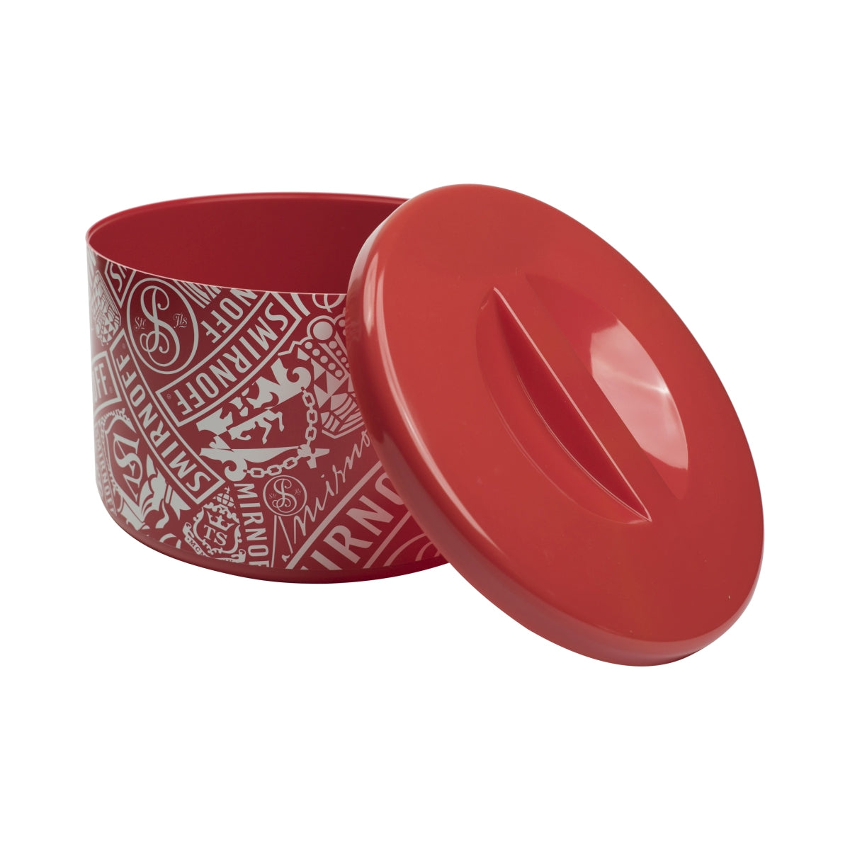 1x Smirnoff Vodka Cooler ghiacciaia rotonda rossa – Vista 2