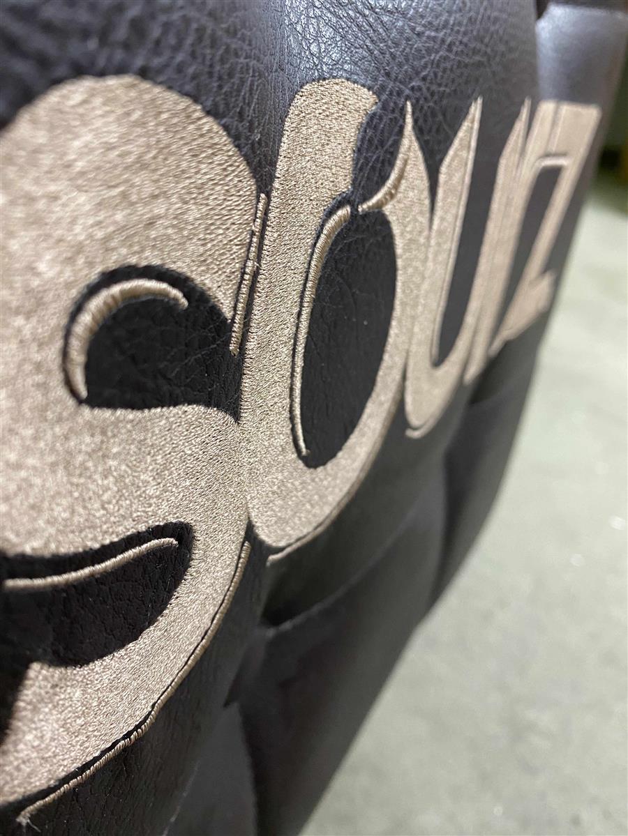 1x Sgabello da bar Sourz Likör in pelle nera – Vista 4