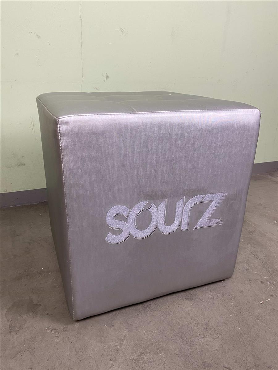 1x Sgabello da bar Sourz Likör argento pelle – Vista 4