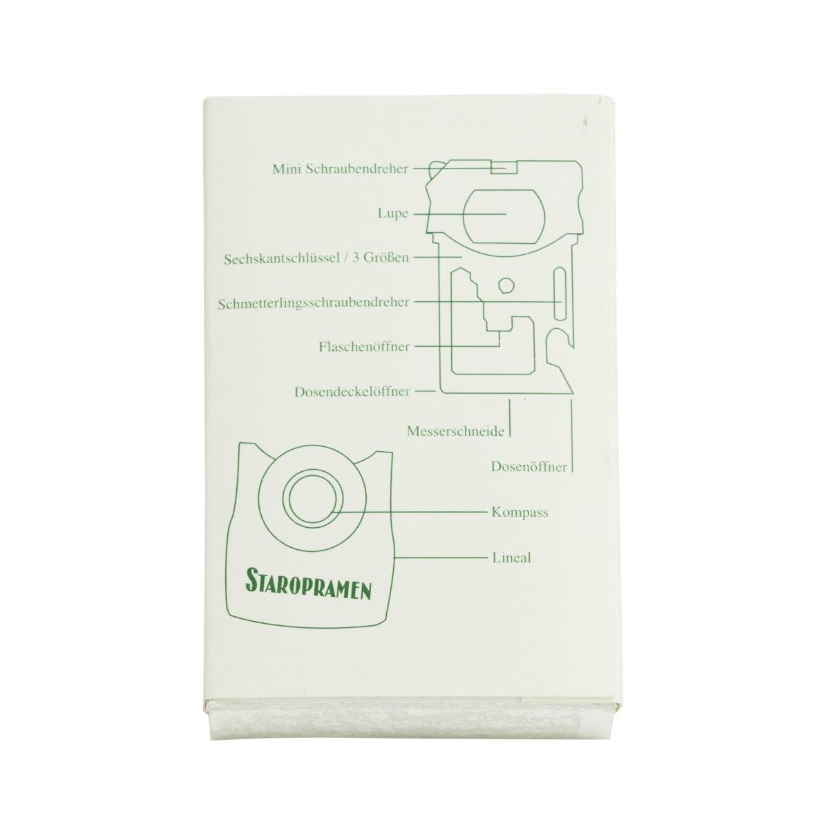 1x Staropramen Beer Survival Card Nero – Vista 4