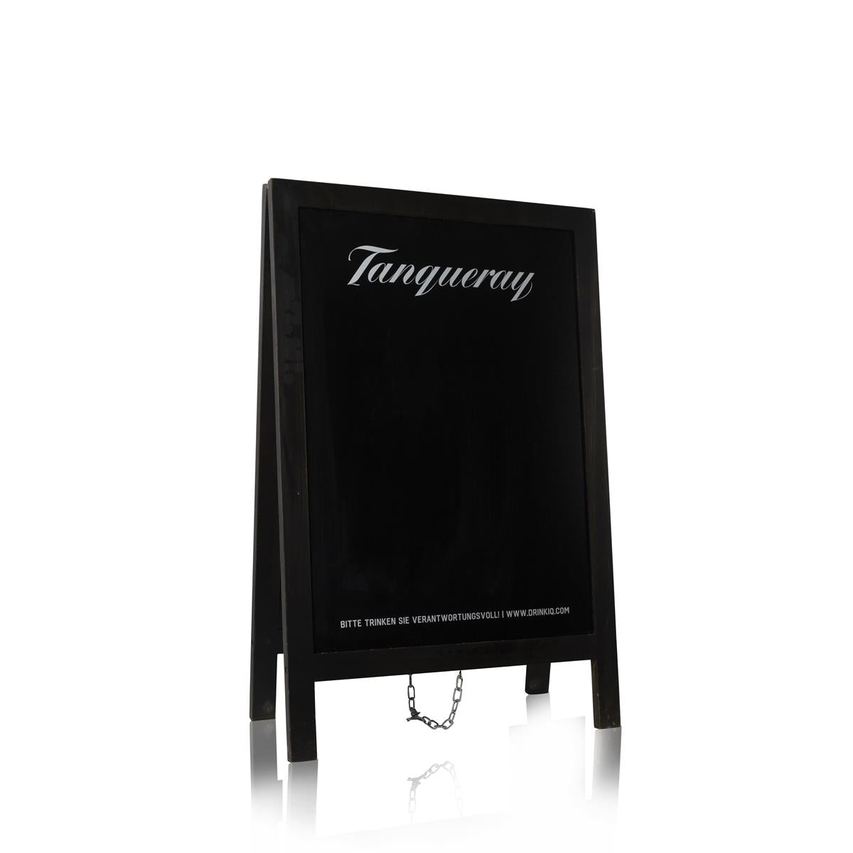 1x Tanqueray Gin Lavagna nera apribile 55 x 85 x 5