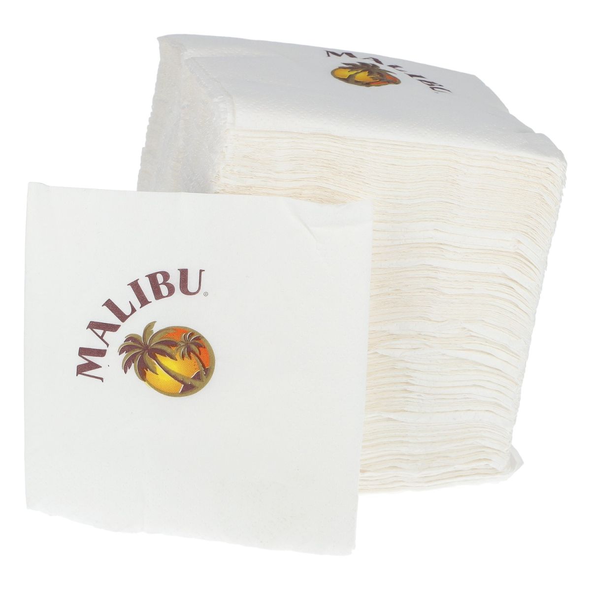 200x tovaglioli Malibu Set di tovaglioli 12x12 cm con bordo antigoccia Sottobicchieri Attrezzature per la ristorazione