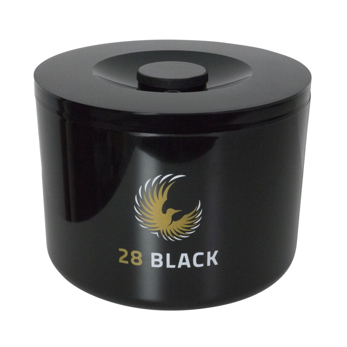 28 Black Raffredda bevande Contenitore per ghiaccio Coperchio Raffredda bottiglie Contenitore per cubetti di ghiaccio Ice