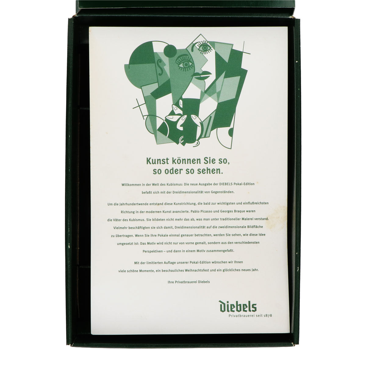 2x Diebels Bier Glas Scatola da collezione con 2 bicchieri speciali Art 1998 con scheda tecnica – Vista 3