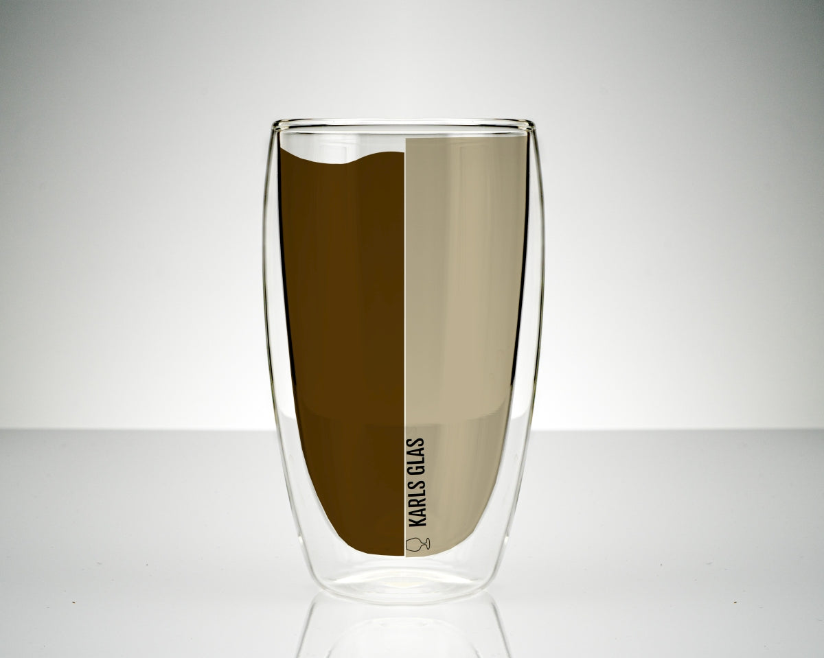 2 bicchieri a doppia parete in vetro termico da 0,45 l Latte Macchiato, caffè di alta qualità – Vista 8