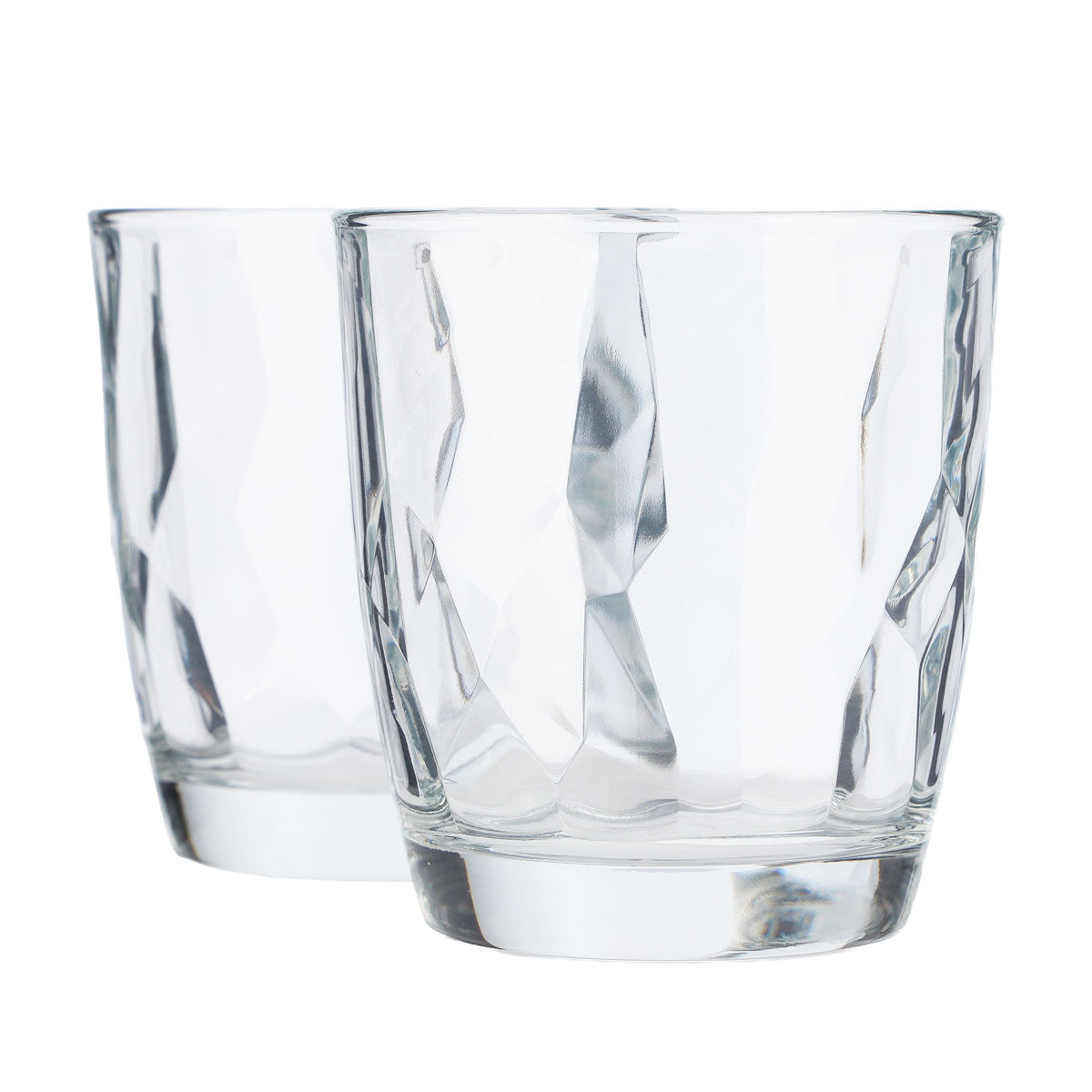 2 bicchieri Gerolsteiner Wasser Glas 0,3 l con rilievo trasparente – Vista 3