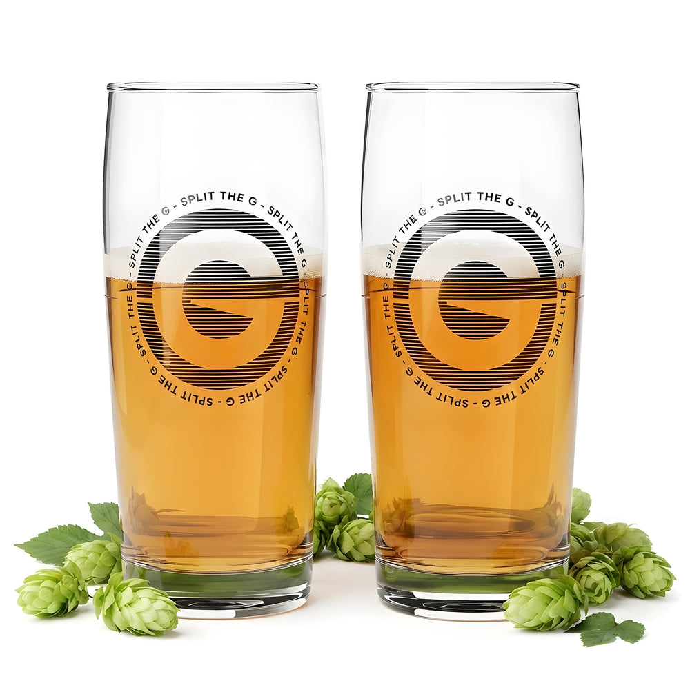 2 bicchieri da birra Sipply SPLIT THE G Big G da 0,5 l - La tendenza dei social media