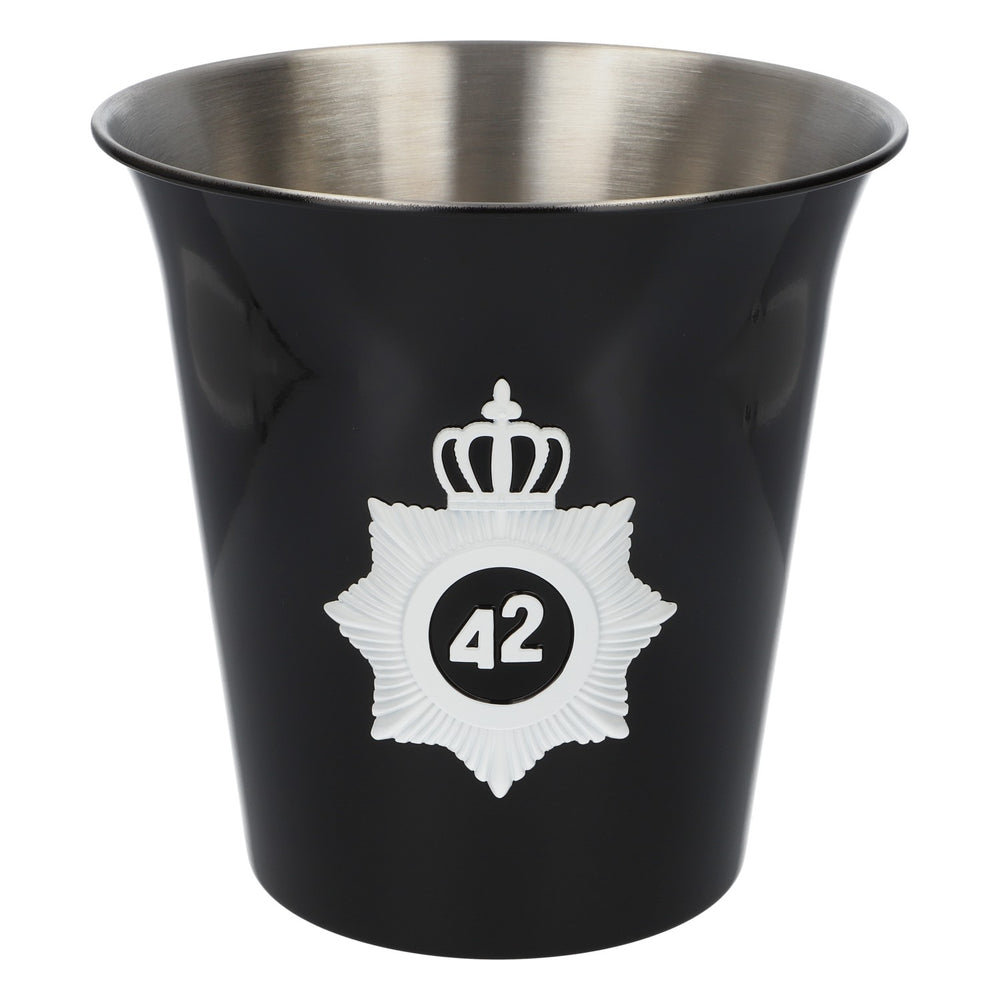 42Below Vodka - Raffreddatore per bottiglie con logo della Polizia Federale Australiana, nero