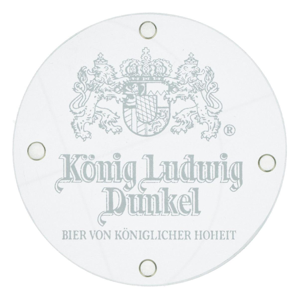 4x Sottobicchieri König Ludwig Sottobicchieri in vetro con logo inciso elegante – Vista 2