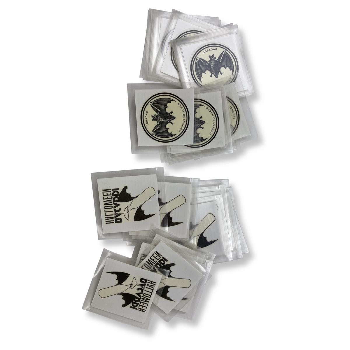 50 tatuaggi Bacardi Rum 25 pipistrelli 25 Bacardi Halloween