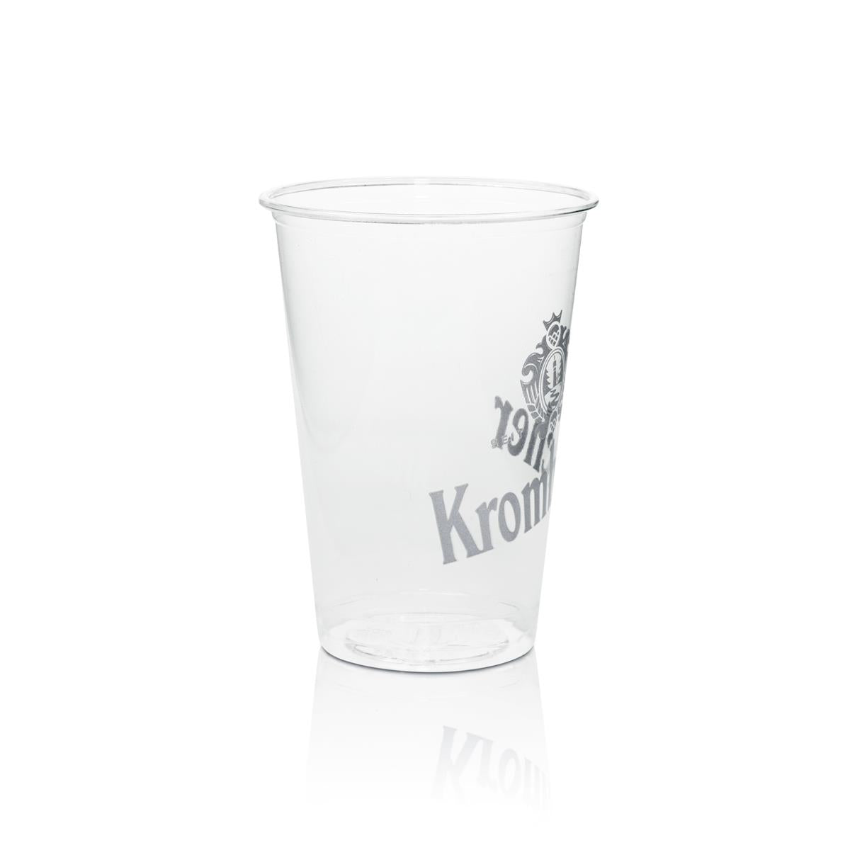 50 bicchieri da birra Krombacher 0,2 l monouso in materiale biologico – Vista 3