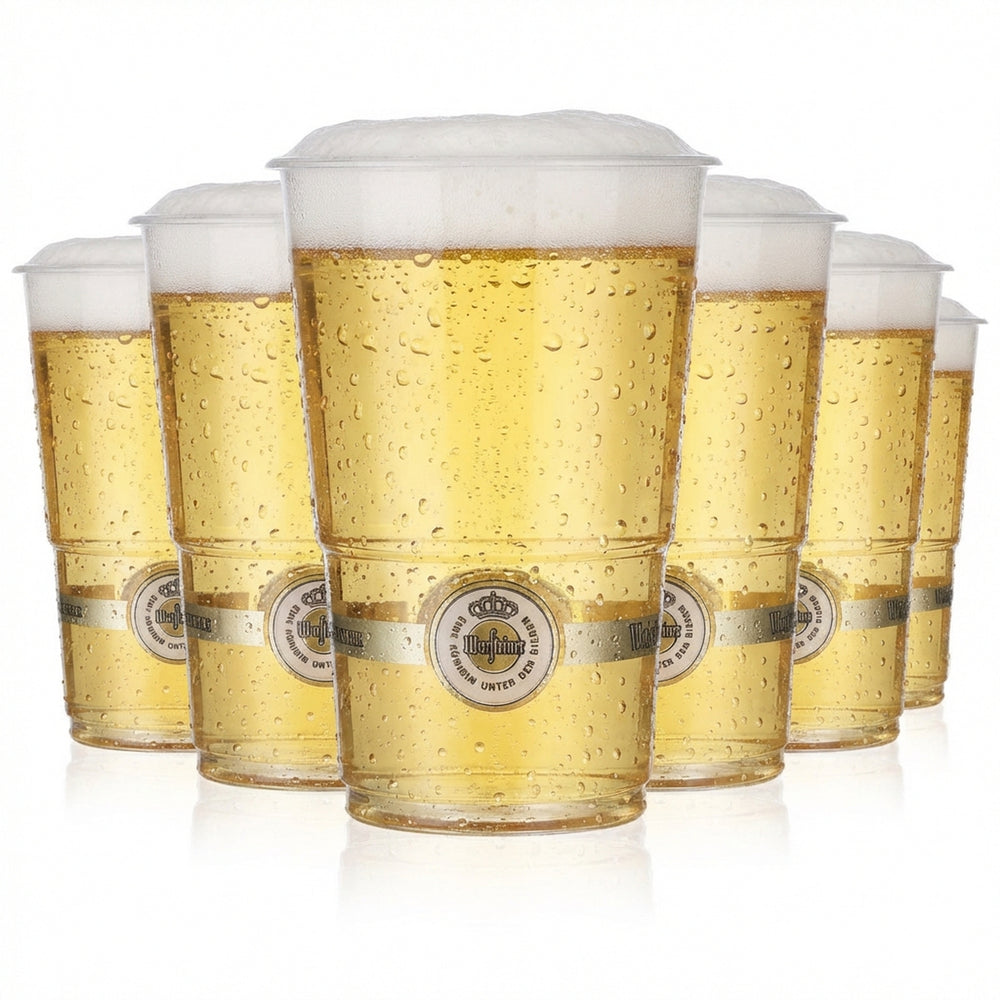 50 bicchieri monouso Warsteiner da 0,4 l per festival, in plastica