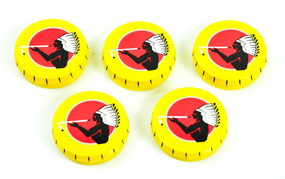 5x American Spirit Sposa per sigarette Sposa da spiaggia Lattina Mini Giallo – Vista 3