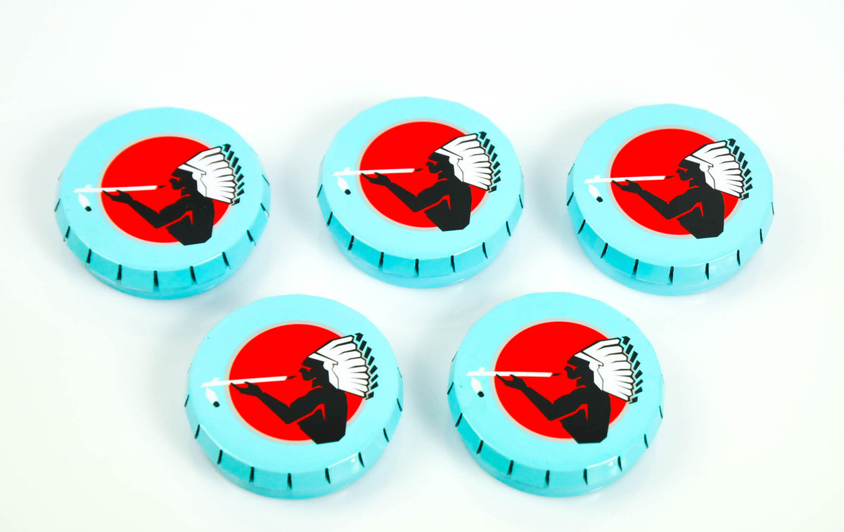 5x American Spirit Sigarette Posacenere Posacenere da spiaggia Lattina Mini Blu – Vista 3